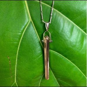 SOLD Rebel pendant necklace - gold